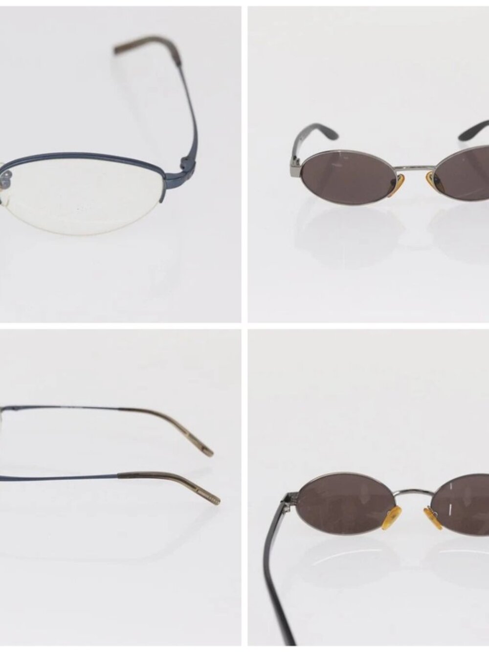 Christian Dior Gucci Glasses Sunglasses metal plastic 6 Set Brown Auth 168796 - Picture 15 of 15